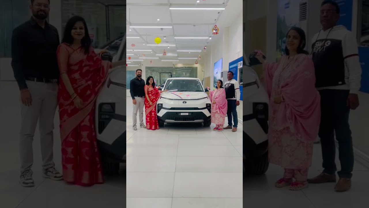 Welcoming our new beast 🧿  #newcar#ourfirstone#love#tatamotors#tatapower#thesassyvkansh