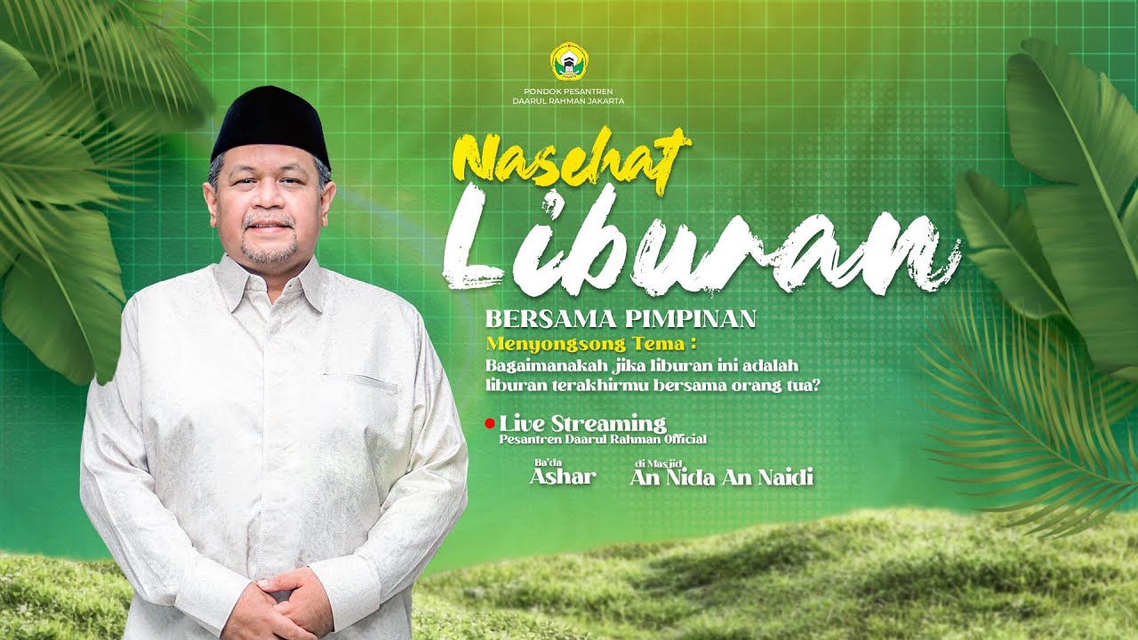 Live ! Nasehat Santri Libur Akhir Tahun | Bersama K.H Muhammad Faiz Lc. Ma | 22 Desember 2025