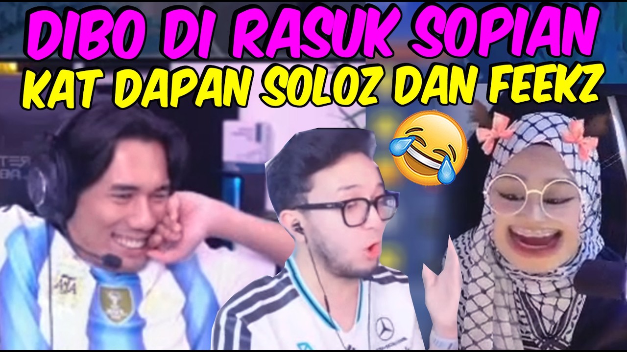 DIBO DIRASUK XK PENJAHAT KAT HADAPAN SOLOZ 😂🤣 ‼