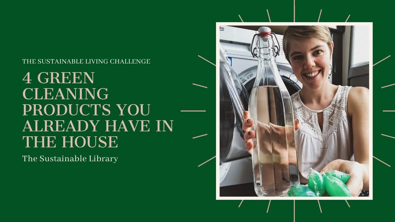 The Sustainable Living Challenge: 4 Green Cleaning Products you Already have in your Home