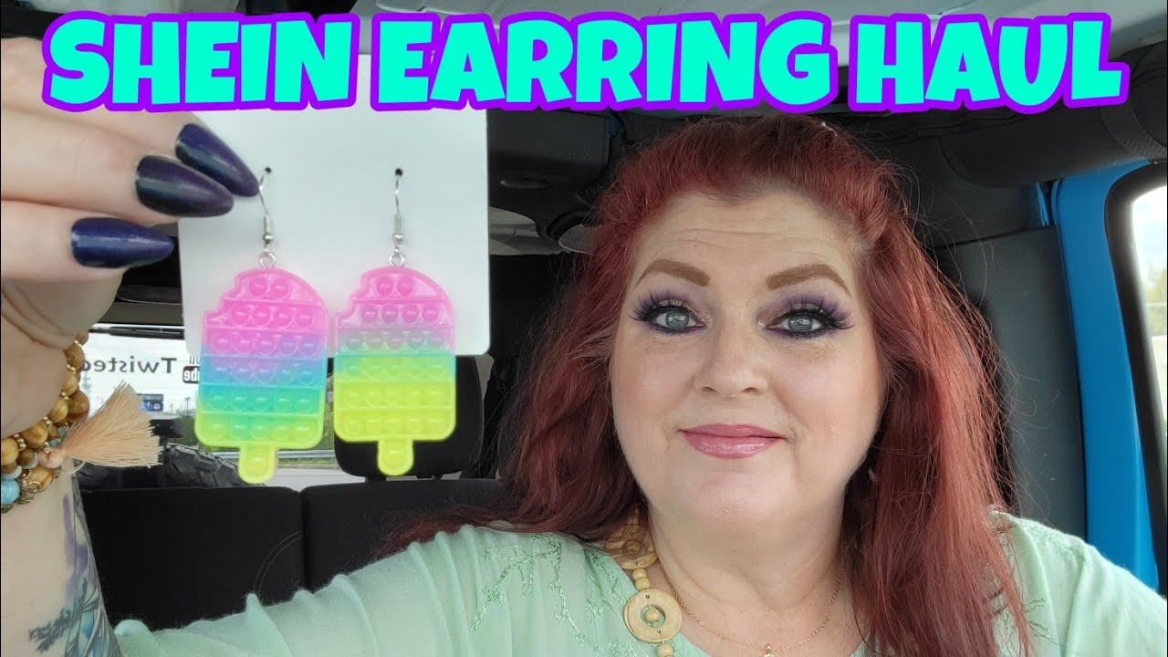 SHEIN EARRING HAUL 💜😁 SUPER CUTE