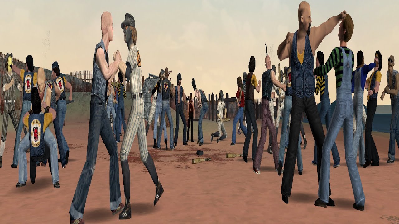 Baseball Furies VS. Punks. VS. Turnbull ACs VS. Satan's Mothers - A.I Rumble - The Warriors