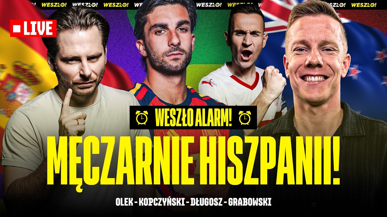 HISZPANIA SENSACYJNIE NA REMIS! TUNEZJA ŻEGNA TRENERA PO PORAŻCE | WESZŁO ALARM LIVE