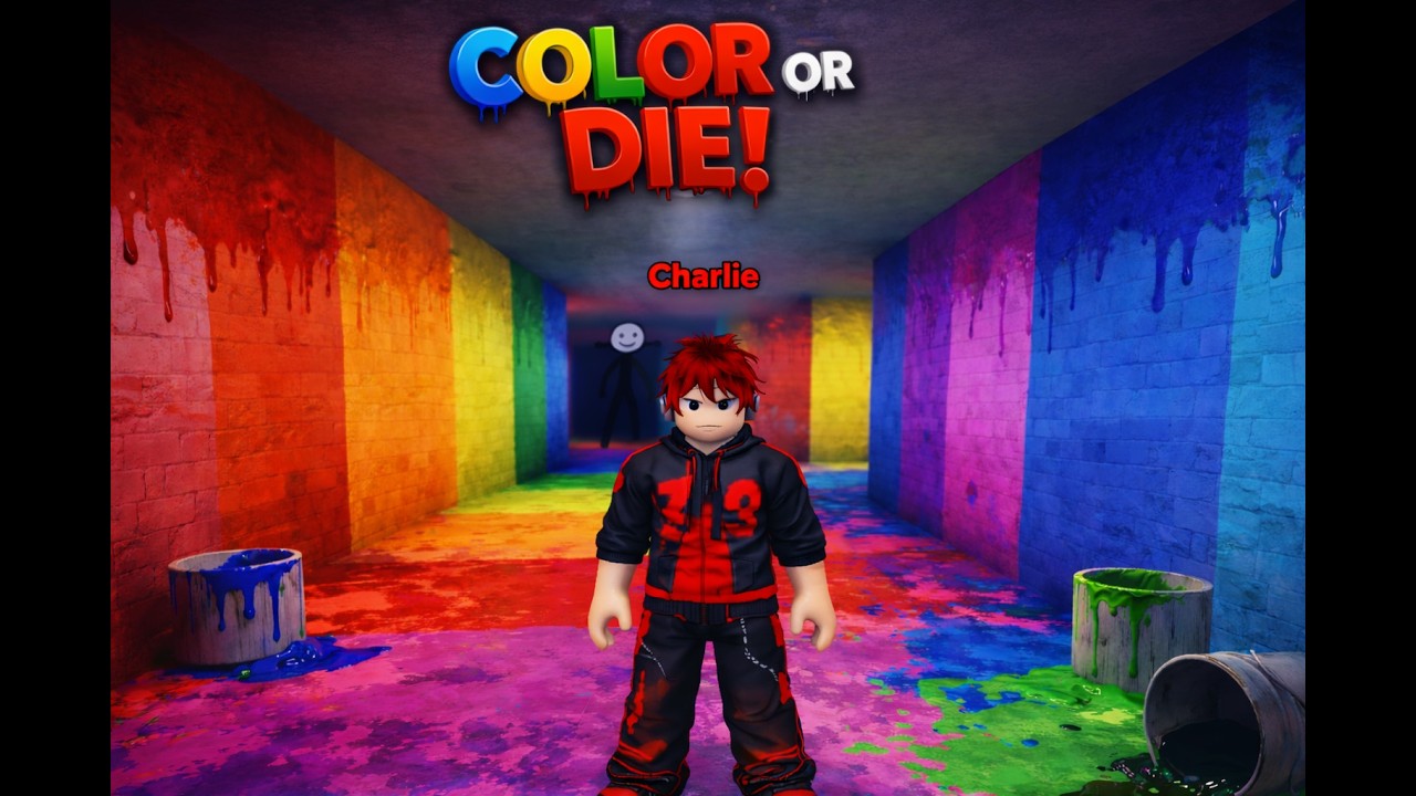 Which door are you choose.?   #roblox #color or die #charliemin_rob