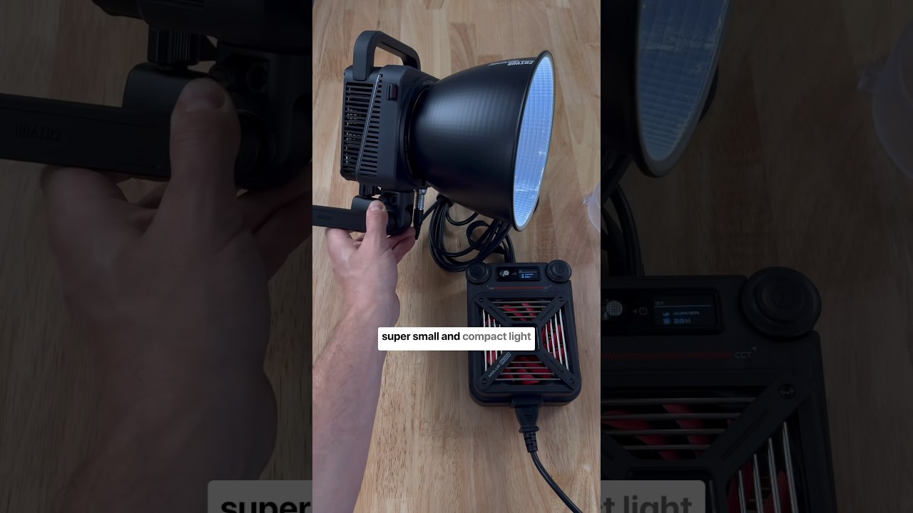 Smallest 300 Watt Light! 👀 Zhiyun Molus G300