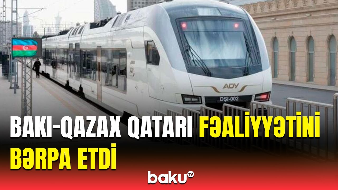 Beş illik fasilədən sonra Bakı–Qazax sərnişin qatarı yenidən işə düşdü
