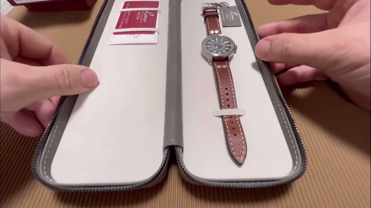 LACO AACHEN 39mm EL RELOJ DE LA LUFTWAFFE