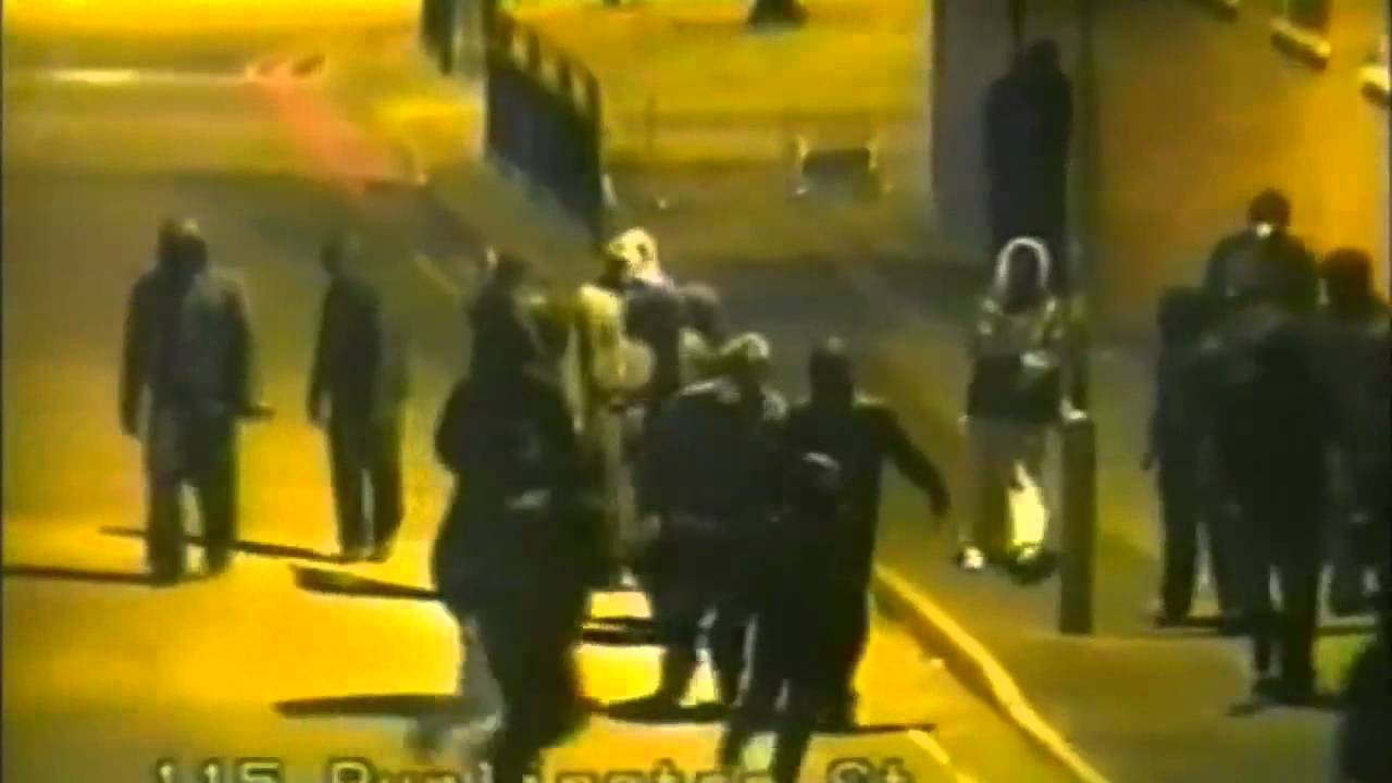 Footage shows Birmingham rioters shooting at police