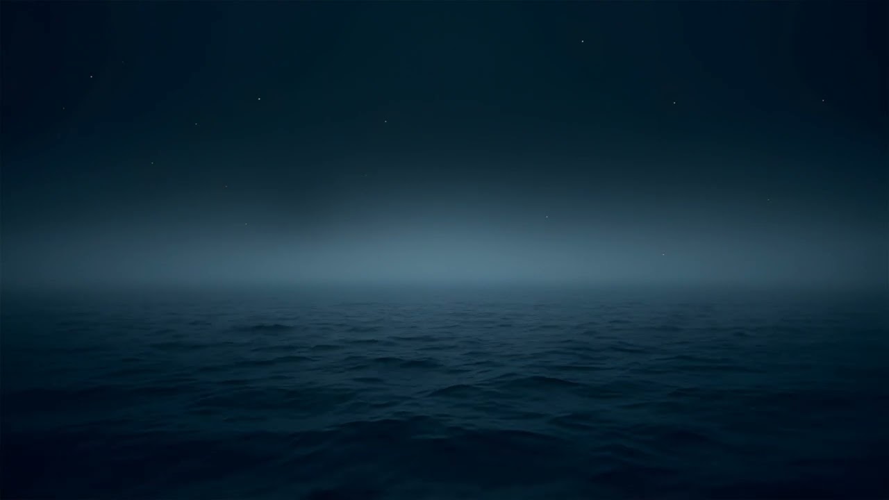 Soothing Ocean Waves and Piano Music | Night Ambience for Anxiety Relief and Better Sleep