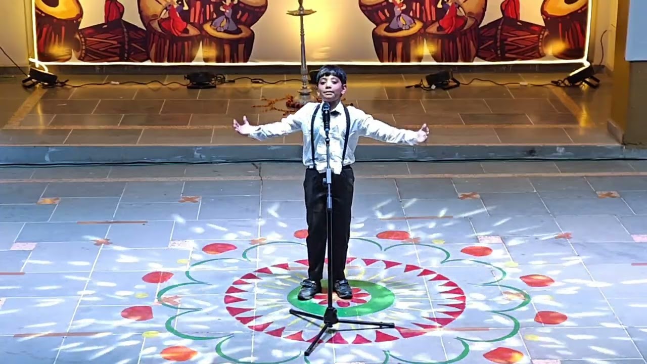 Annual Music & Dance Fest 2025 🎶 🪩       Sar Jo Tera Chakraye (HASYA RASA)     Singer:- Ashvik,  3-B