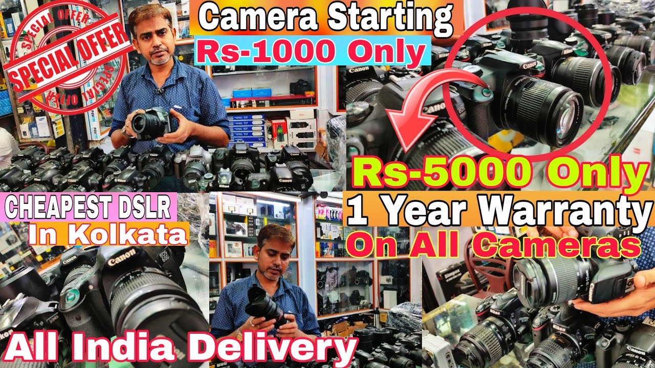 Cheapest DSLR market metro gali Kolkata| Second hand camera market | Fancy Digital | Part 2 Techwud