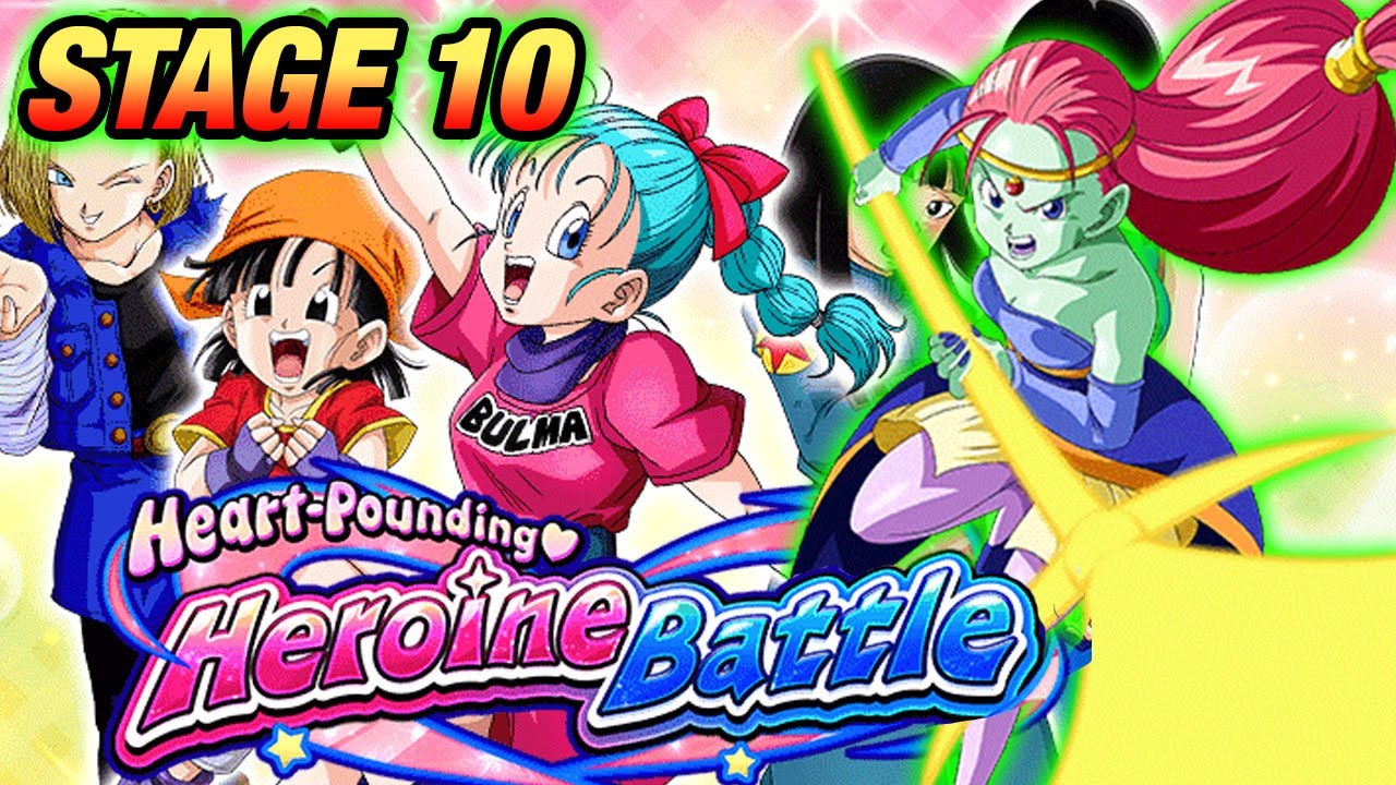 Heroine Battle Stage 10 VS Kyawei! How to Beat all Missions! (Dokkan Battle)
