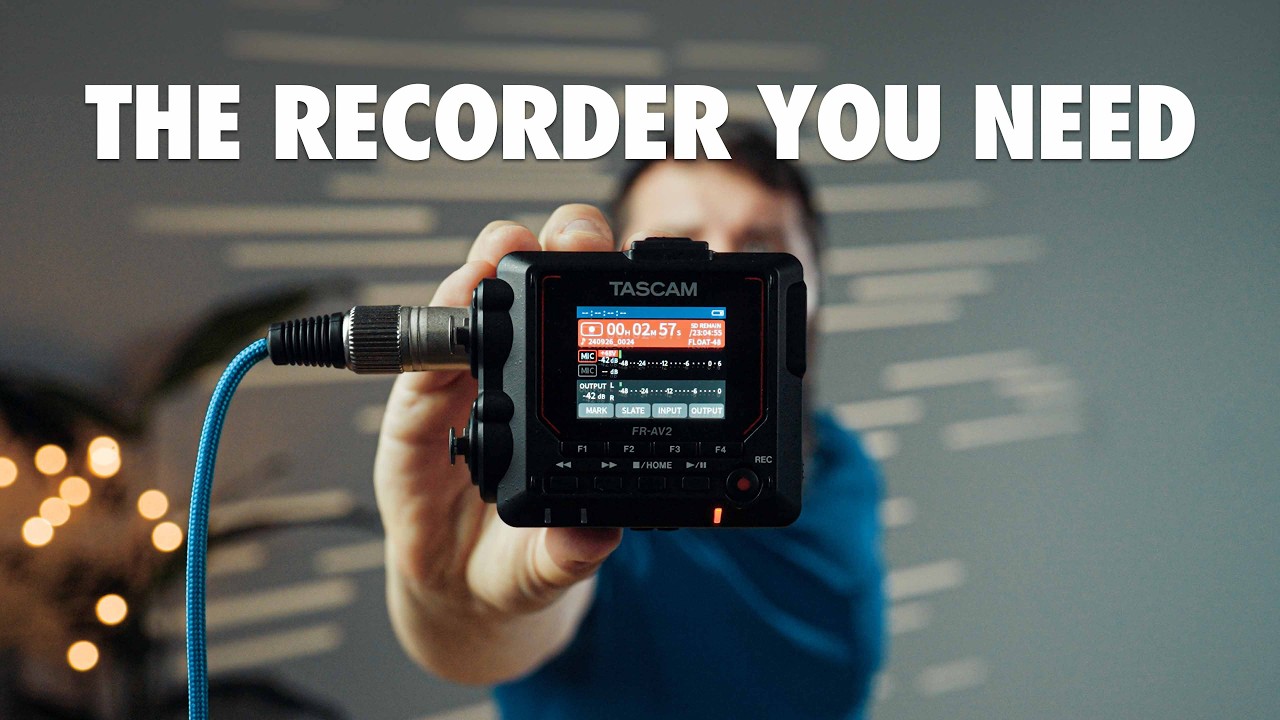 Most Full Featured Audio Recorder EVER - Tascam FR-AV2 Review
