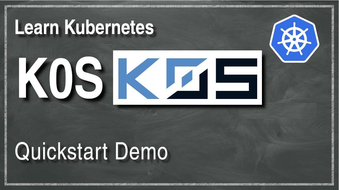 [ Kube 103.1 ] K0S Getting Started | Simple and Solid kubernetes distribution