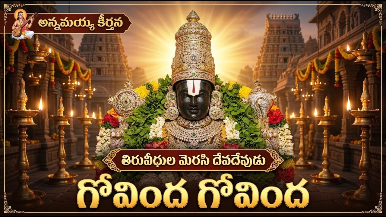 తిరువీధుల మెరసీ దేవదేవుడు 🙏 | అన్నమయ్య కీర్తన | శ్రీ వేంకటేశ్వర స్వామి బ్రహ్మోత్సవ వైభవం