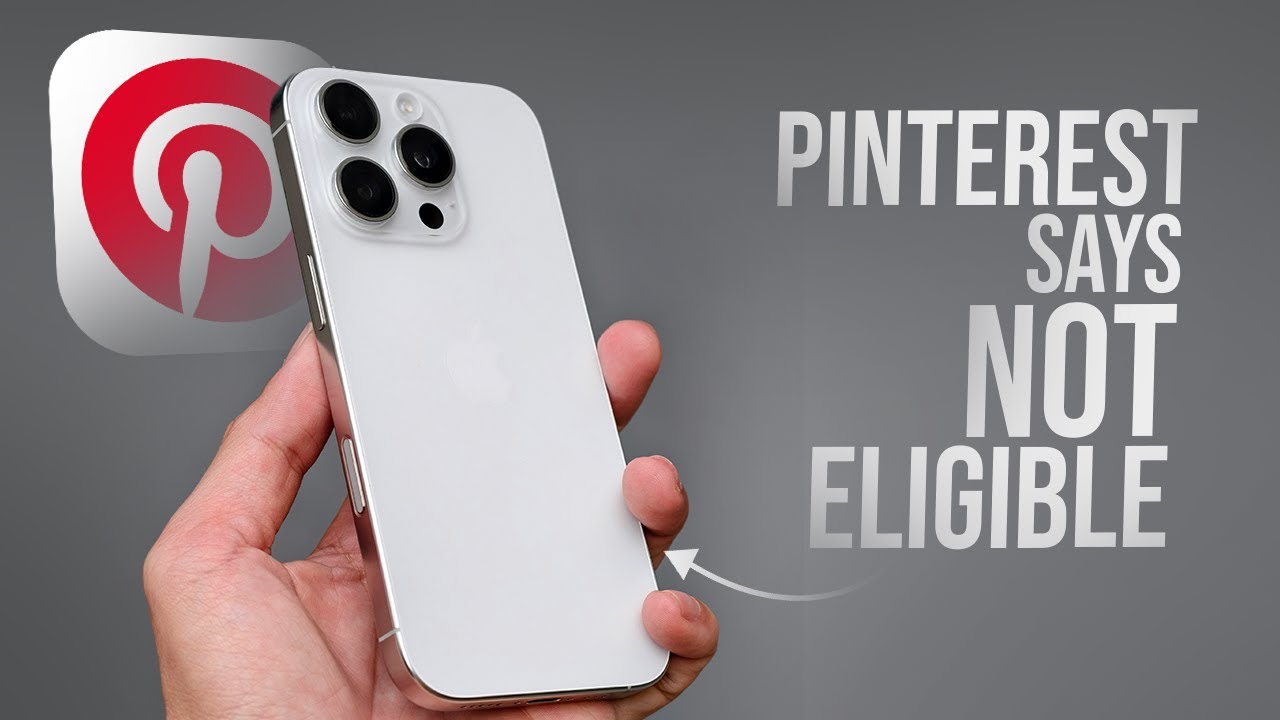 Что делать, если Pinterest сообщает, что вы не соответствуете требованиям на iPhone (объяснение)