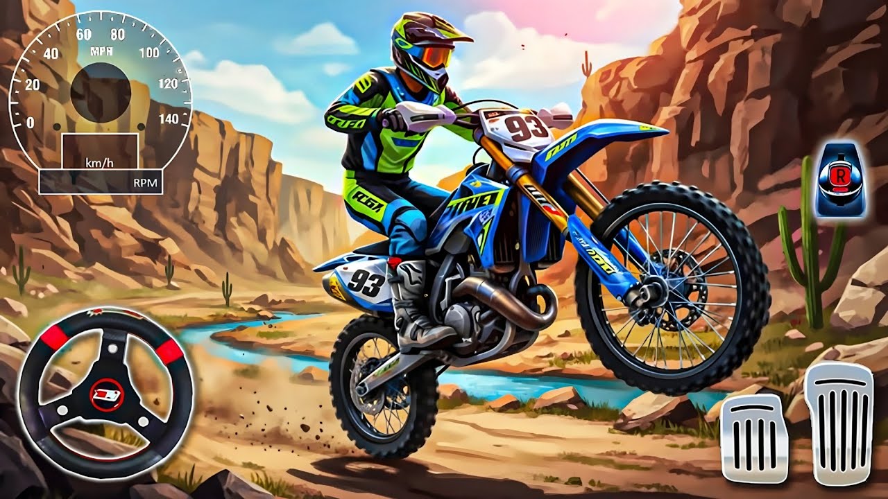 Uphill Offroad Motorbike Rider - Motocross Dirt Bike Stunt - Android GamePlay