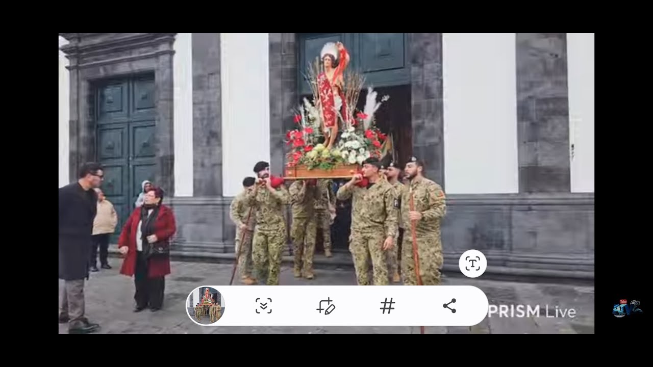 Live  Procissão de São.Sebastião Vila de Rabo de Peixe. 25.12 2026