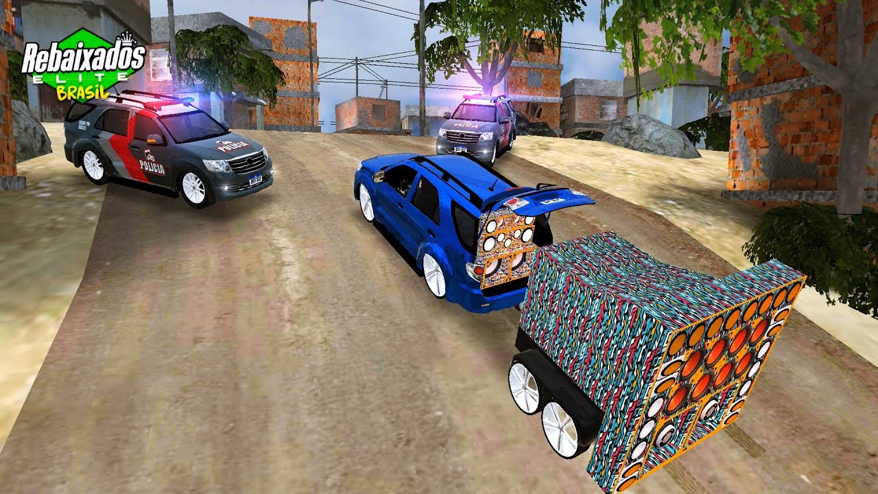 REBAIXADOS ELITE BRAISL | MONTEI UM PAREDÃO NA HILUX SW4 E PASSEI NA BLITZ DA FAVELA