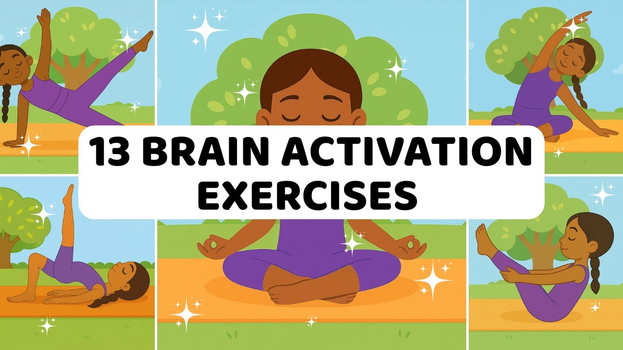 Brain Activation Yoga for Kids | Fun Poses to Improve Focus and Memory