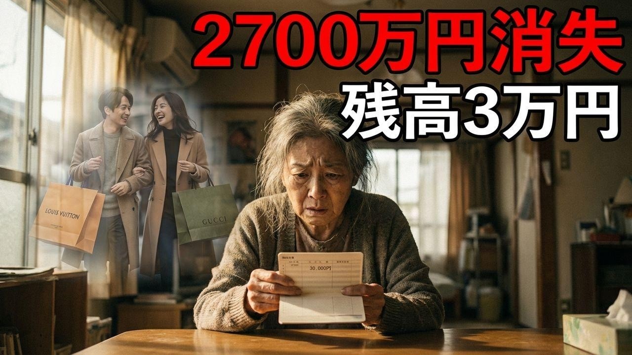 2700万円が3年で空に…息子に全てを奪われた73歳女性の末路