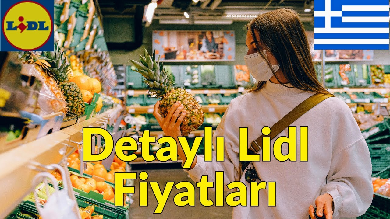 Yunanistan Lidl market detaylı tüm ürünler ve fiyatları