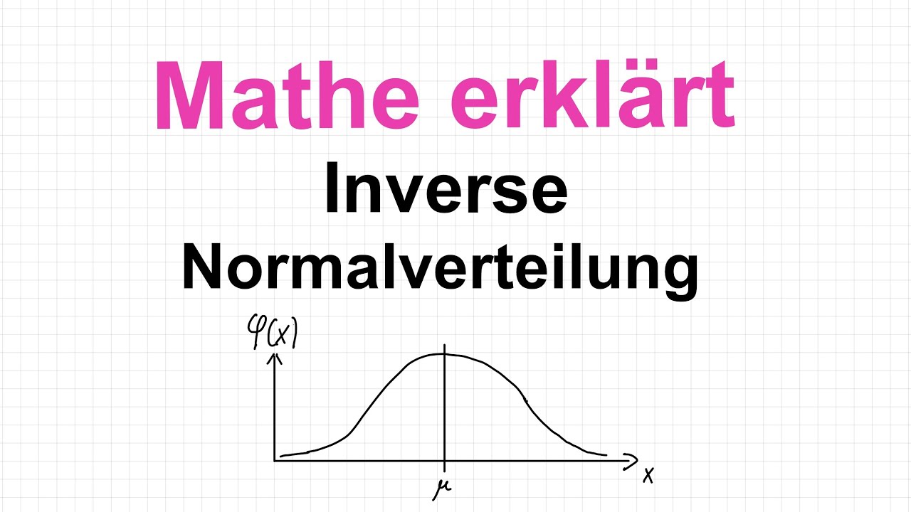 Inverse Normalverteilung: Mathe erklärt von Lars Jung