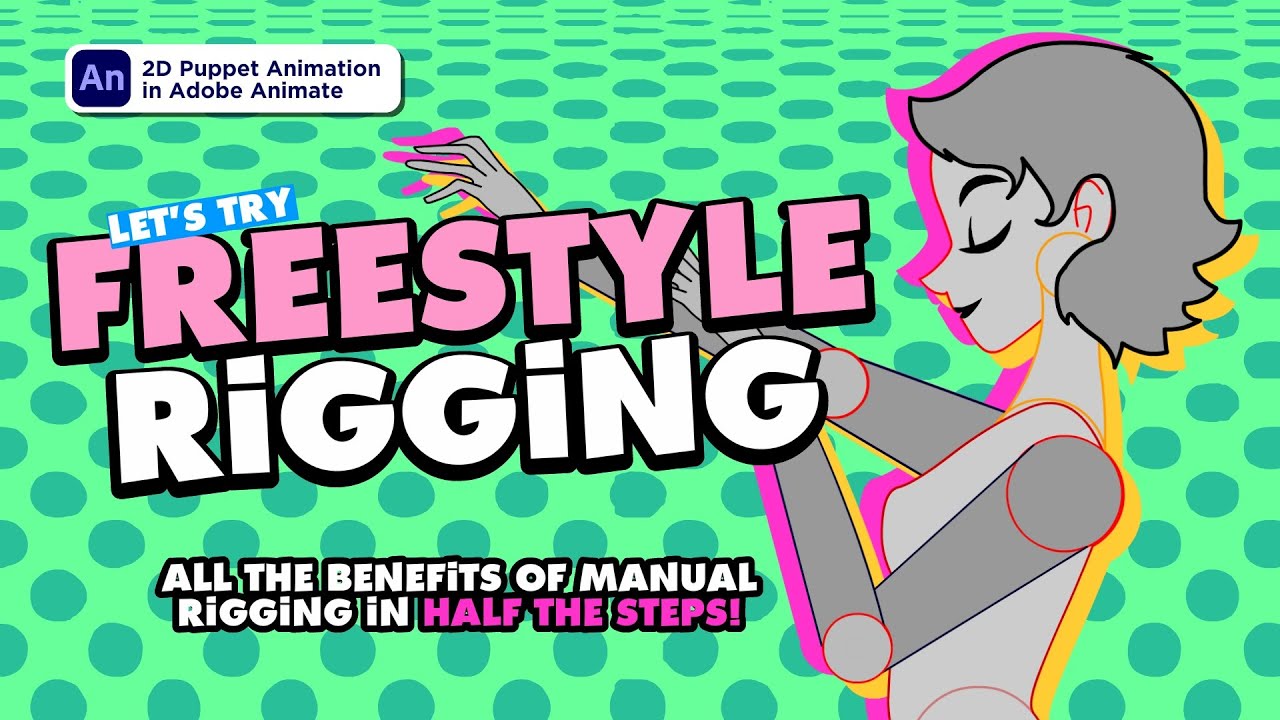 Let's Try Freestyle Rigging with Flash Power Tools #2drigging #puppetanimation #animatecc