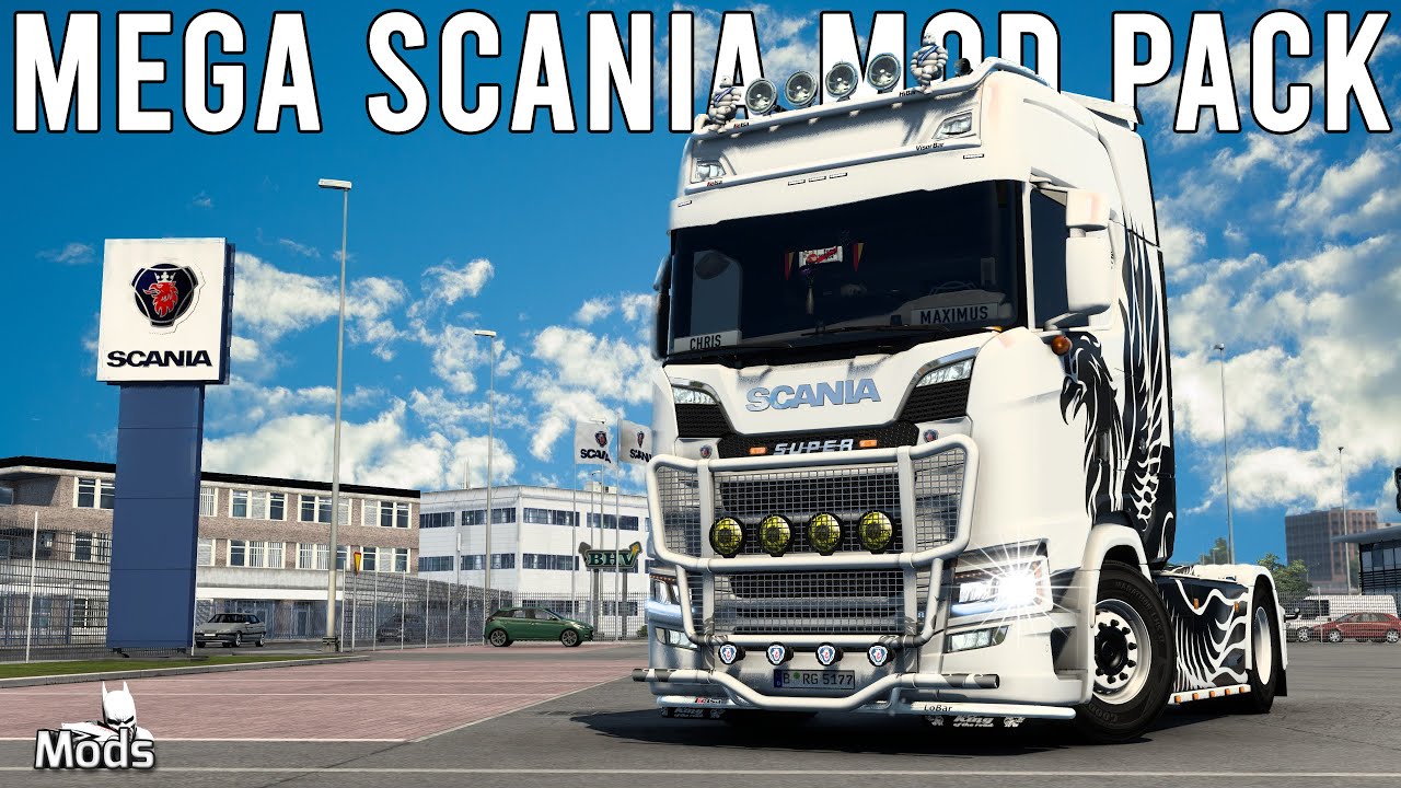 ETS2 1.41 MODS ★ LKW Tuning ▶️ MEGA Scania Mod Pack SCS [Basteln mit Maximus]