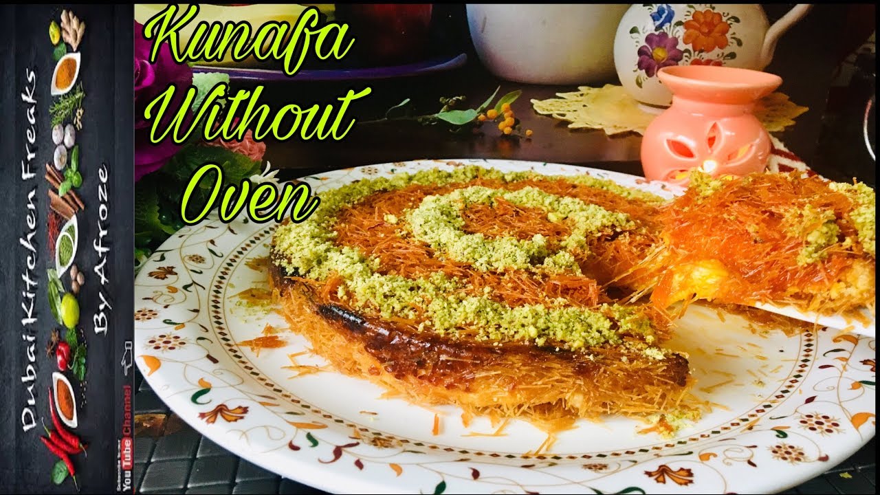 Kunafa simple and easy recipe, knafeh, kunafah, kanafah, كنافه, kuñafa ,künefe