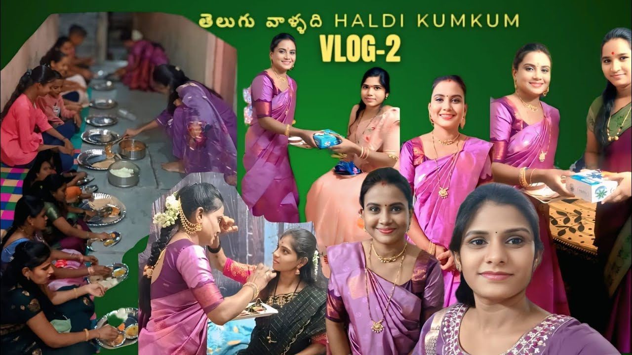 తెలుగు వాళ్ళు పాలు కుంకుమ function/ food అండర్లైన్ నచ్చింది/ మా make up ఎలా ఉంది/final గా done 