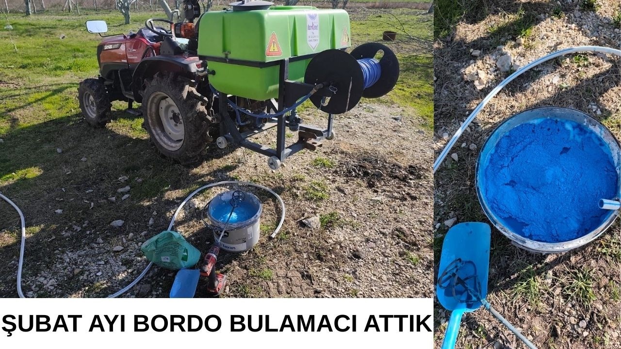 ŞUBAT AYI BORDO BULAMACI ATTIK