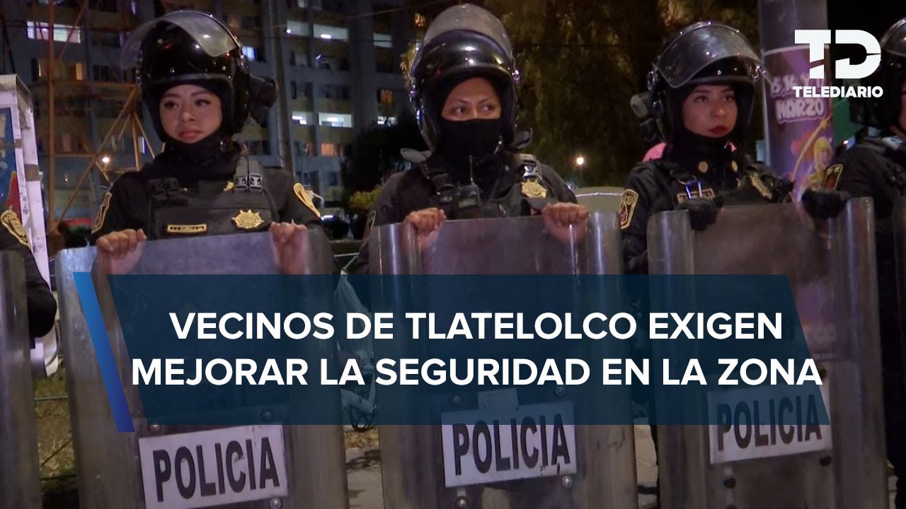Vecinos de Tlatelolco bloquean Insurgentes Norte y Eje 2; exigen freno a delincuencia