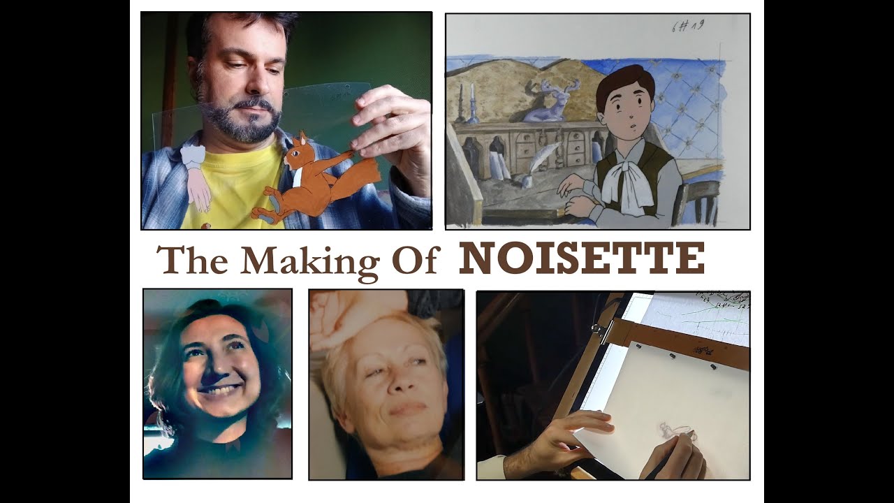 The making of NOISETTE - Traditional animation short-film.