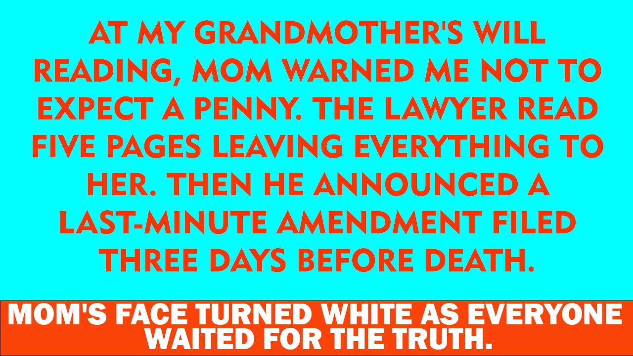 My Parents Banned Me From Grandma’s Deathbed — She Left Them a Will and Me a Trust