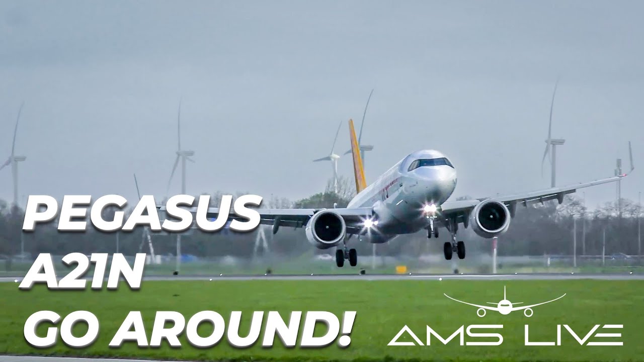 PEGASUS A21N GO AROUND!