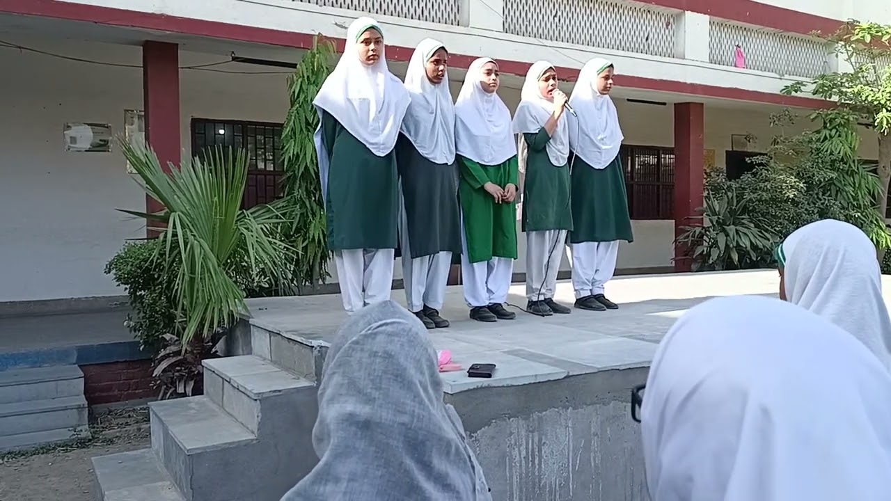 kyu chand me khoye ho #naat in #assembly, Milli Model School