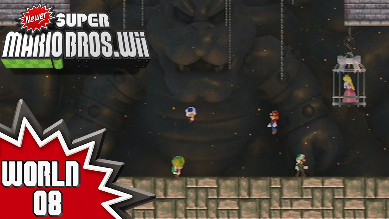 Newer Super Mario Bros. Wii - World 8 (2/4)
