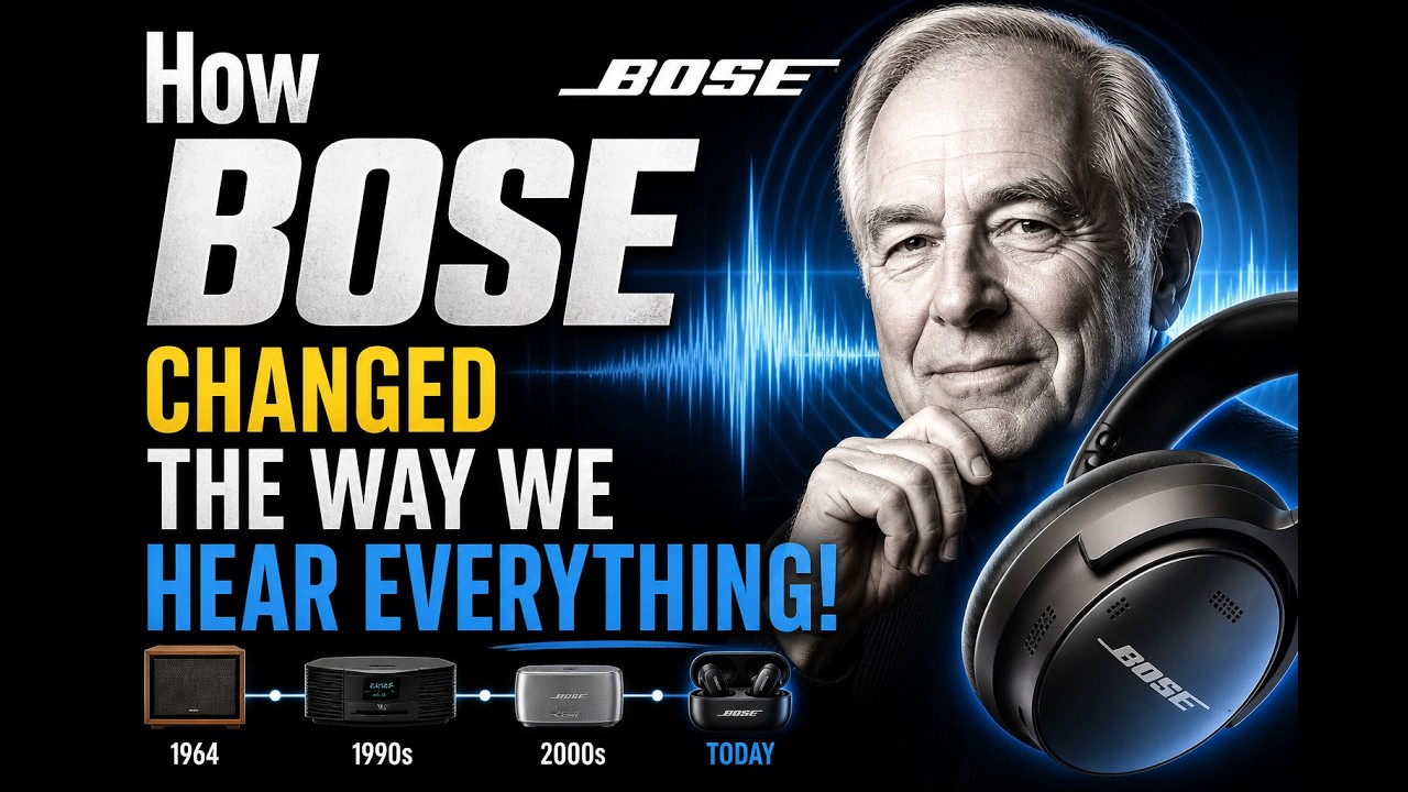 How BOSE Changed the Way We Hear Everything!