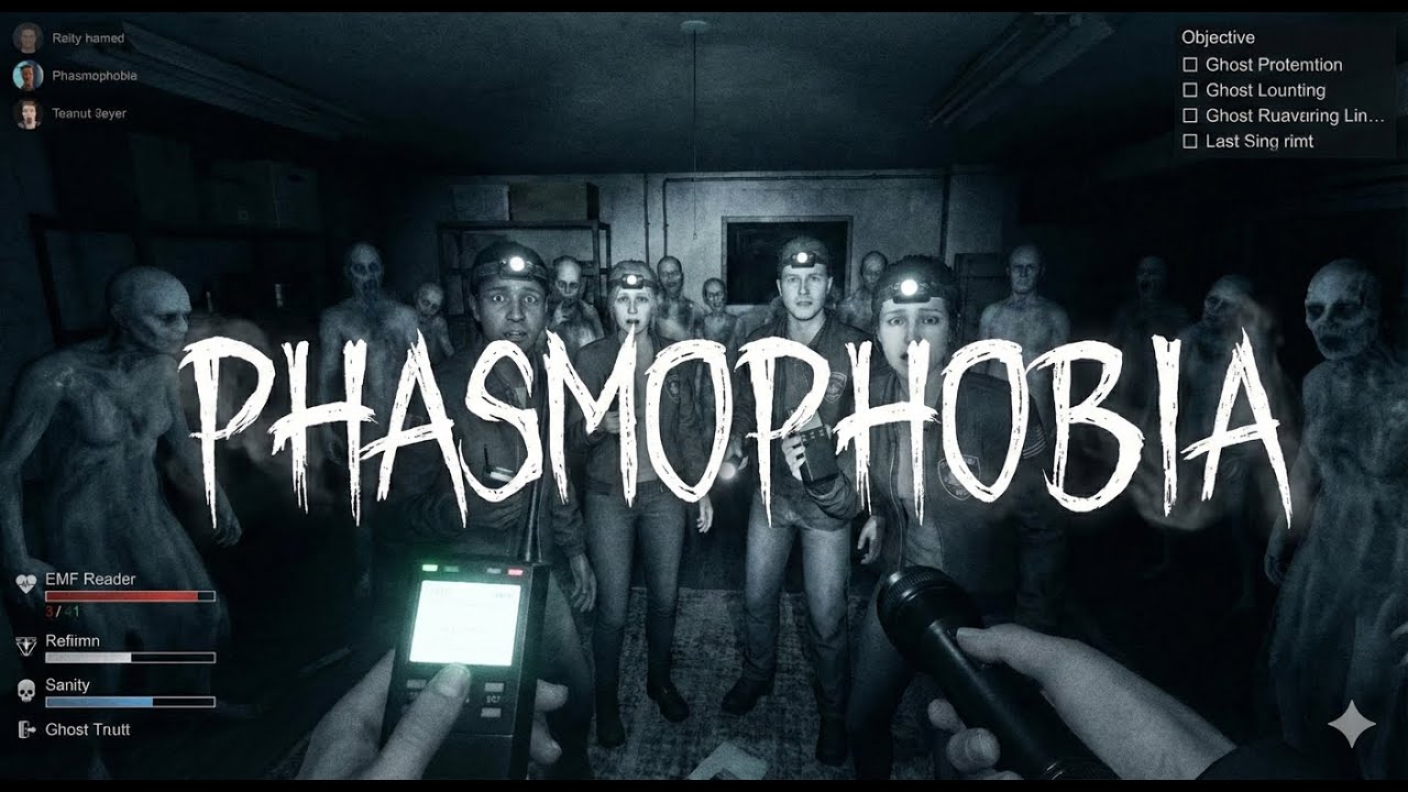 Sunday phasmophobia gameplay live Ghost Hunter Available🫡 PHASMOPHOBIA😎 #phasmophobia #live #horror