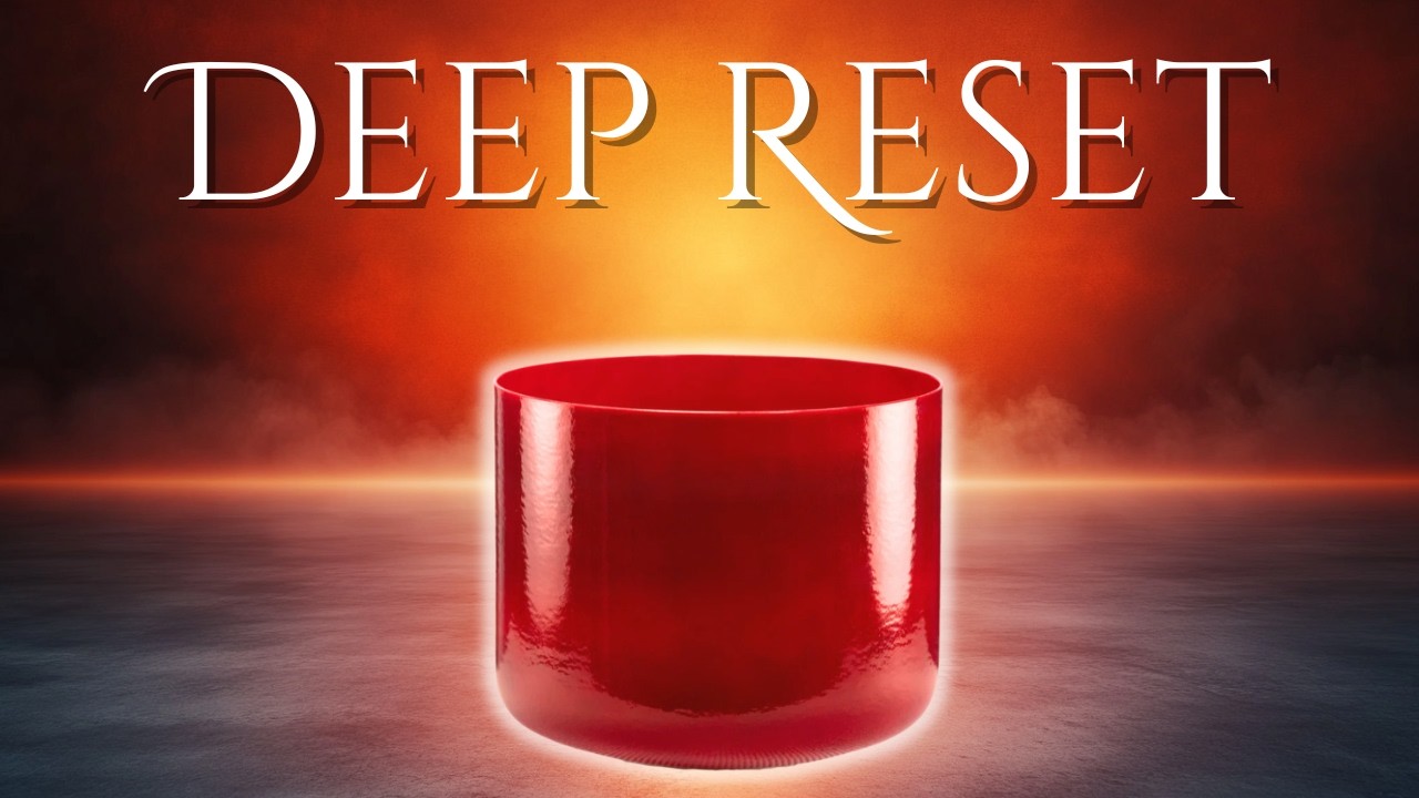 2nd Octave G# Crystal Singing Bowl | 104 Hz Heavy Calm + Long Sustain