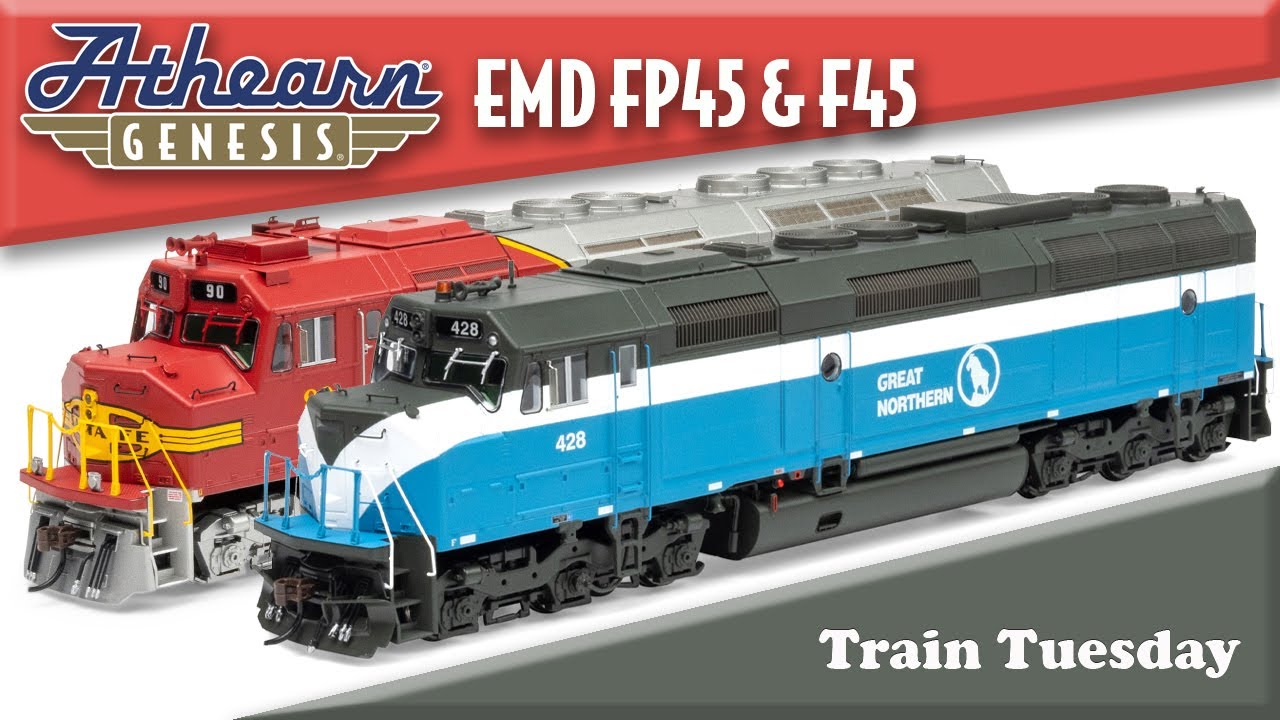 Train Tuesday 10/07/25: Athearn Genesis HO EMD FP45 and F45 Diesel Locomotives