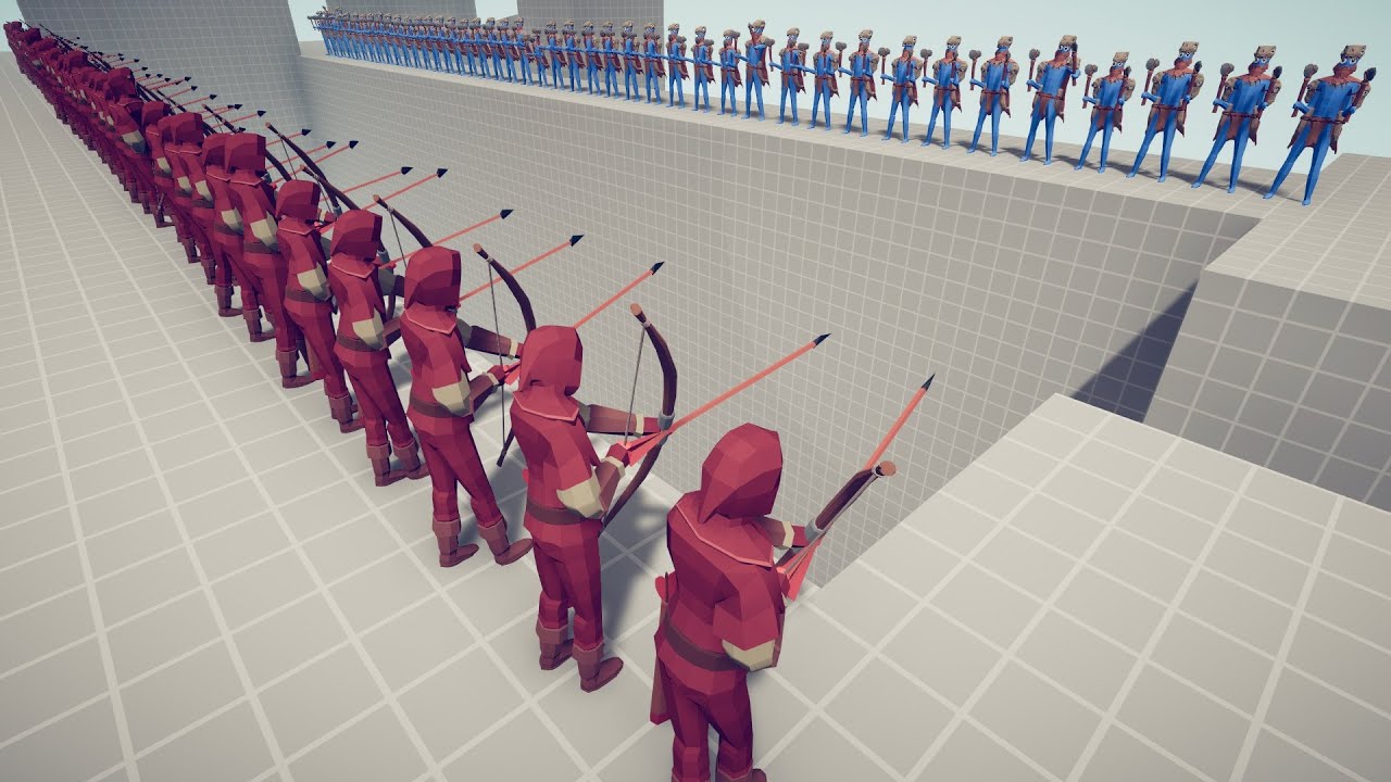 ARCHER ARMY vs UNITS ARMY | Totally Accurate Battle Simulator TABS