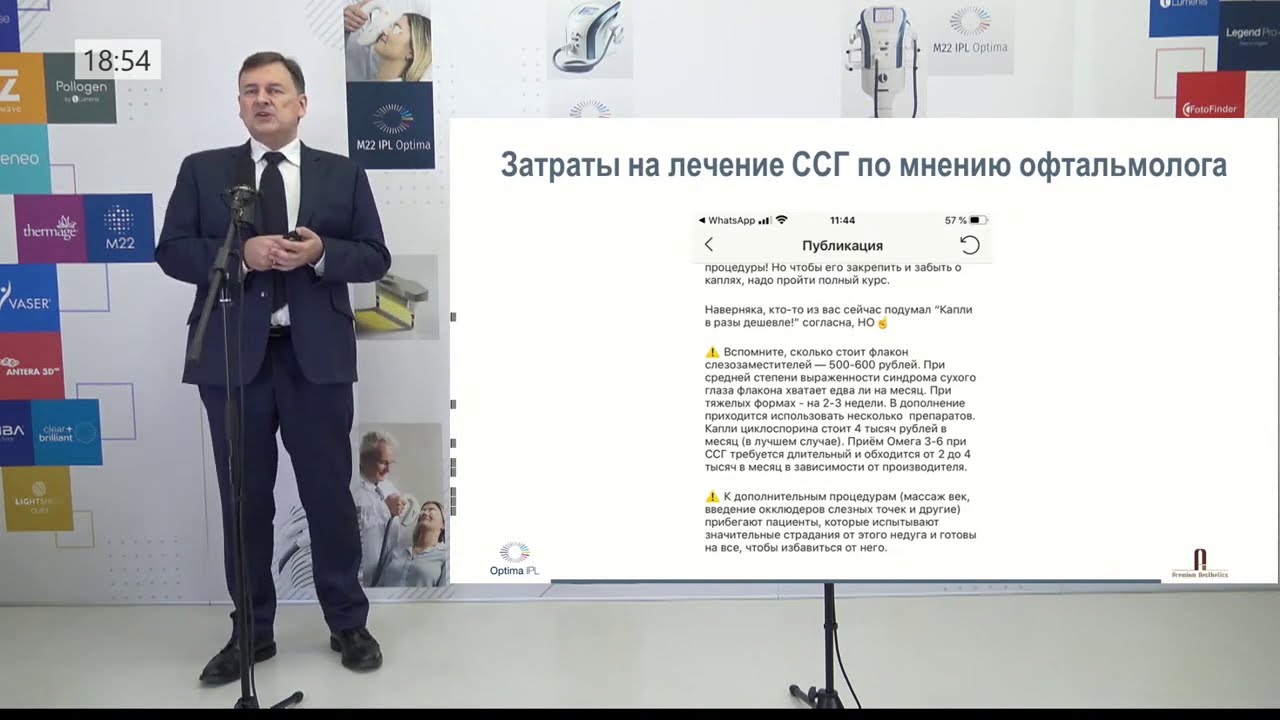 Экономическая эффективность аппарата IPL M22 для офтальмологических клиник