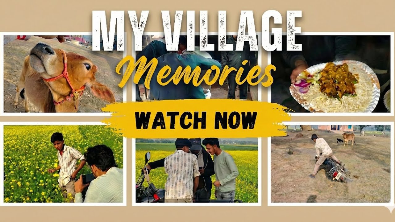 Exploring My Village: Aapne Aisa Desi Nazara Nahi Dekha Hoga! | First Vlog