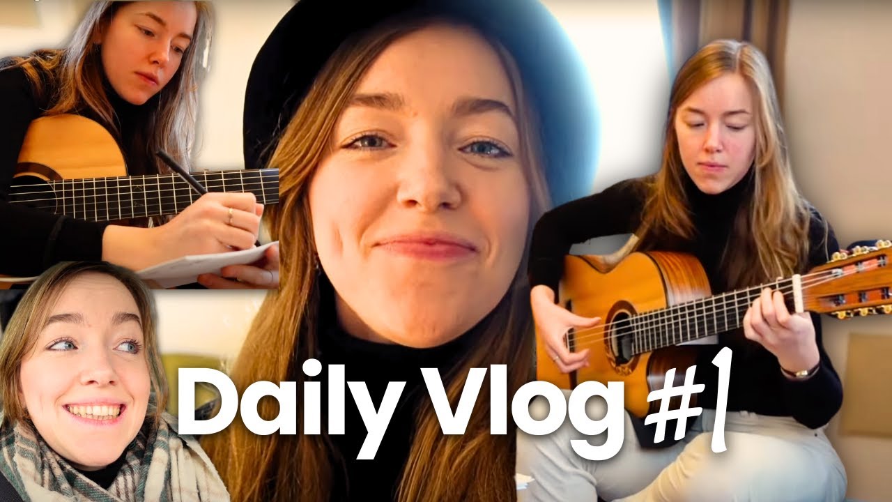 Preparing Concerts & Working at Siccas Guitars | Vlog 1 - Karlijn Langendijk
