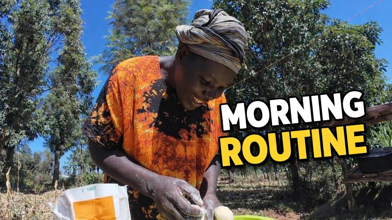 Village Morning Routine | Cooking Soft Chapati & Green Grams