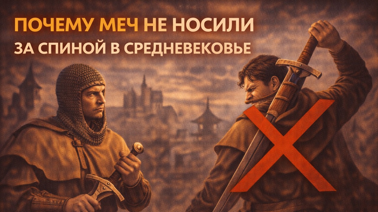 Почему Меч Не Носили За Спиной В Средневековье