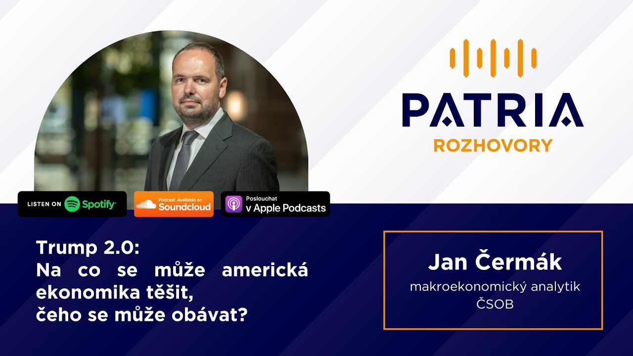 Jan Čerm&aacute;k: Trump 2.0. Na co se může americk&aacute; ekonomika tě&scaron;it, čeho se může ob&aacute;vat?