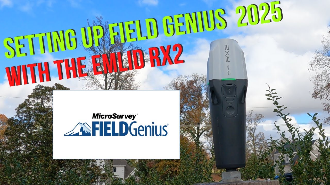 Как настроить Field Genius 2025 с Emlid RX2